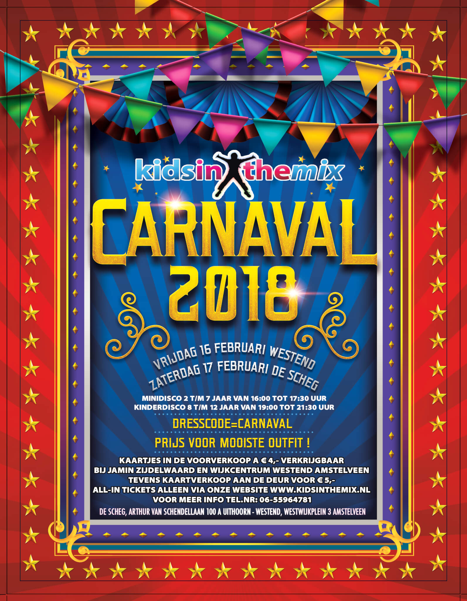 Carnaval 2018 flyer